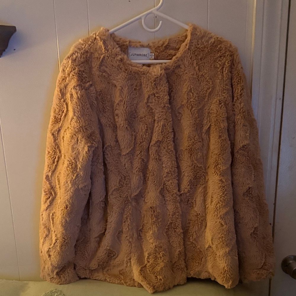 Junarose Plush Tan Jacket